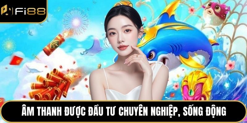 R88 Bắn Cá - Trải Nghiệm Kịch Tính, Săn Thưởng Cực Lớn 3 Âm thanh được đầu tư chuyên nghiệp, sống động