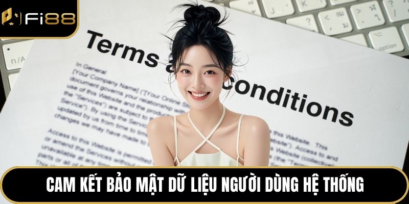 Điều Khoản Sử Dụng 2 Cam kết bảo mật dữ liệu người dùng hệ thống