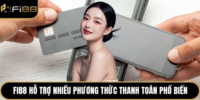 Nhà Cái Cược Thể Thao Uy Tín - Thương Hiệu Đáng Tin Cậy 3 FI88 hỗ trợ nhiều phương thức thanh toán phổ biến
