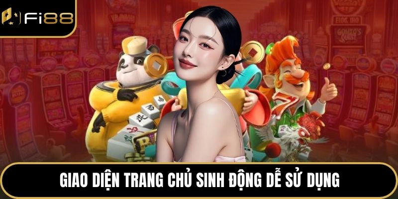 Nổ Hũ Online Trò Chơi Đầy Hấp Dẫn Và Cơ Hội Nhận Thưởng 4 Giao diện trang chủ sinh động dễ sử dụng